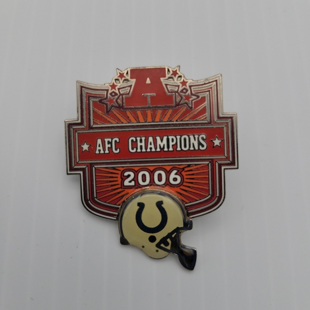 2006 Indianapolis Colts‎ AFC Champions lapel  pin Superbowl XLI